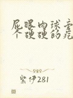 屁眼肉球旁边有个硬硬的疙瘩