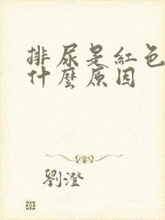 排尿是红色的是什么原因