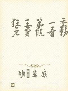 狂王第一季全集免费观看动漫版