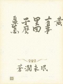 鼻子里有黄鼻涕怎么回事