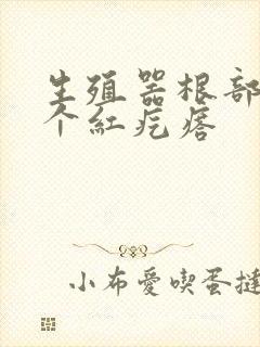 生殖器根部长了个红疙瘩