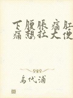 下腹胀痛肛门胀痛想拉大便又拉不出来难受封面