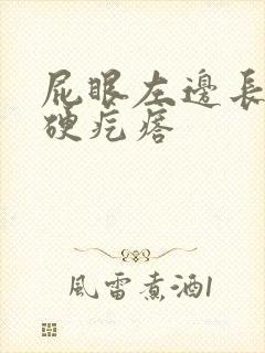 屁眼左边长了个硬疙瘩封面