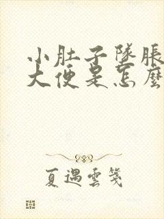 小肚子坠胀疼想大便是怎么回事