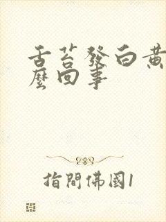 舌苔发白黄是怎么回事