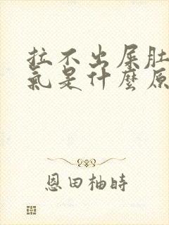 拉不出屎肚子胀气是什么原因