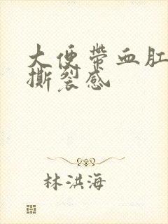 大便带血肛门有撕裂感