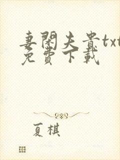 妻闲夫贵txt免费下载