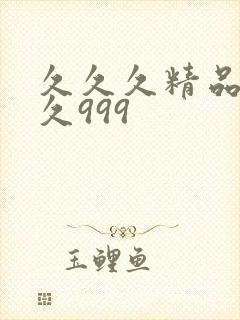 久久久精品久久久999