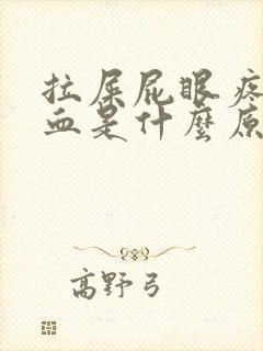 拉屎屁眼疼还出血是什么原因