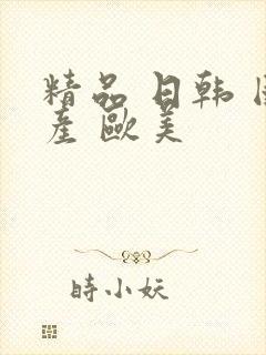 精品 日韩 国产 欧美封面