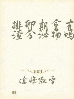 排卵期会有豆腐渣分泌物吗