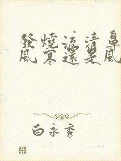 发烧流清鼻涕是风寒还是风热