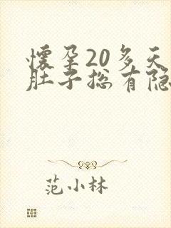 怀孕20多天小肚子总有隐隐痛正常吗封面