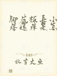 脚底板长小红疙瘩还痒是怎么回事