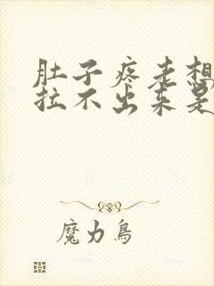 肚子疼老想拉屎拉不出来是怎么回事