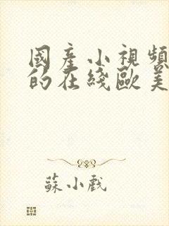 国产小视频你懂的在线欧美