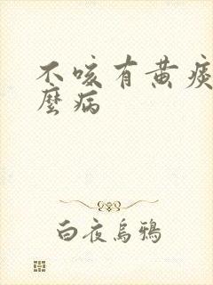 不咳有黄痰是什么病