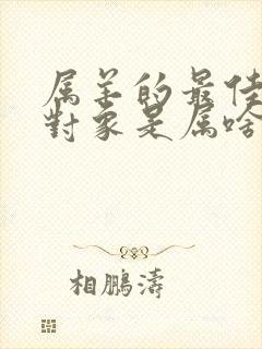 属羊的最佳婚配对象是属啥