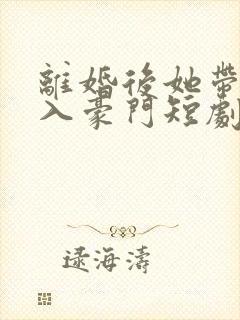 离婚后她带崽嫁入豪门短剧在线观看