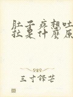 肚子疼想吐又想拉是什么原因