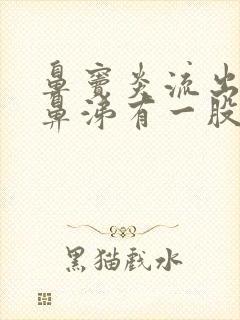 鼻窦炎流出的黄鼻涕有一股恶臭味