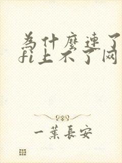 为什么连了wifi上不了网