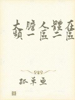 大胆人体在线视频一区二区