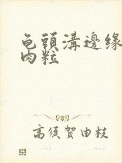 龟头沟边缘长小肉粒