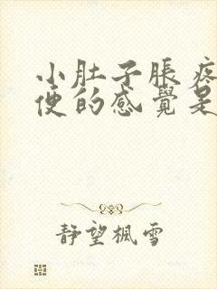 小肚子胀疼想大便的感觉是怎么回事