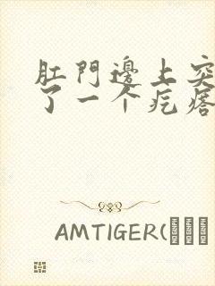 肛门边上突然长了一个疙瘩硬硬的疼