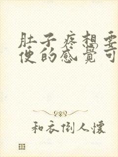 肚子疼想要拉大便的感觉可又拉不出来封面