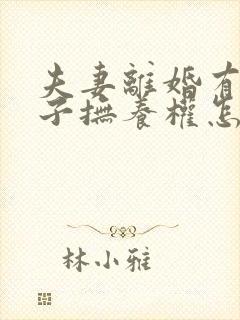 夫妻离婚有俩孩子抚养权怎么判定