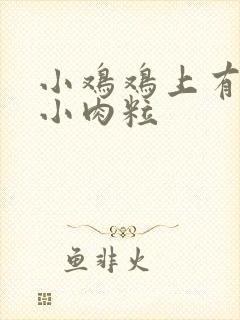 小鸡鸡上有白色小肉粒