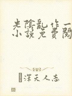 光阴乱作一团的小说免费阅读封面