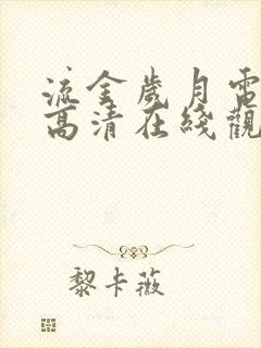 流金岁月电视剧高清在线观看免费封面