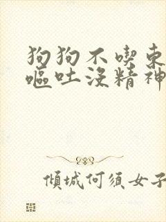 狗狗不吃东西还呕吐没精神还拉血