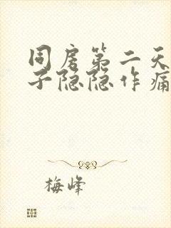 同房第二天小肚子隐隐作痛