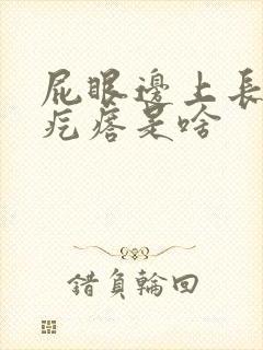 屁眼边上长个硬疙瘩是啥