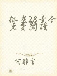 抓灰28章全部免费阅读