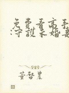 免费看高手下山:守护未婚妻