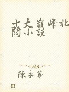 十大巅峰北洋军阀小说