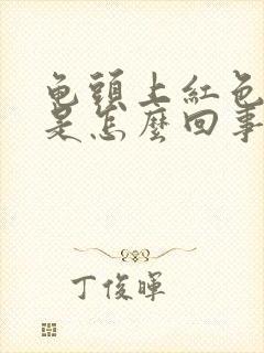 龟头上红色疙瘩是怎么回事封面