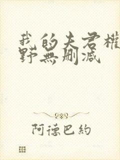 我的夫君权倾朝野无删减封面