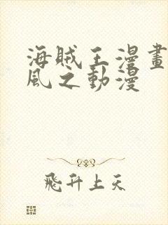 海贼王漫画连载风之动漫封面