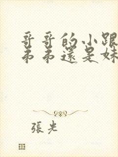 哥哥的小跟班是弟弟还是妹妹