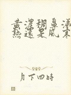 黄浓稠鼻涕是风热还是风寒