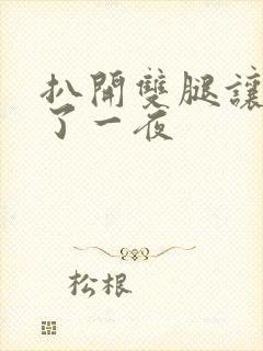 扒开双腿让我爽了一夜