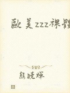 欧美zzz裸体封面