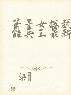 萧晨女总裁的全能兵王最新